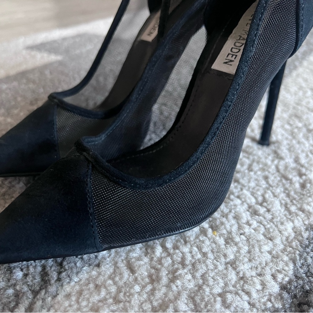 Steve Madden Black Stiletto Heels